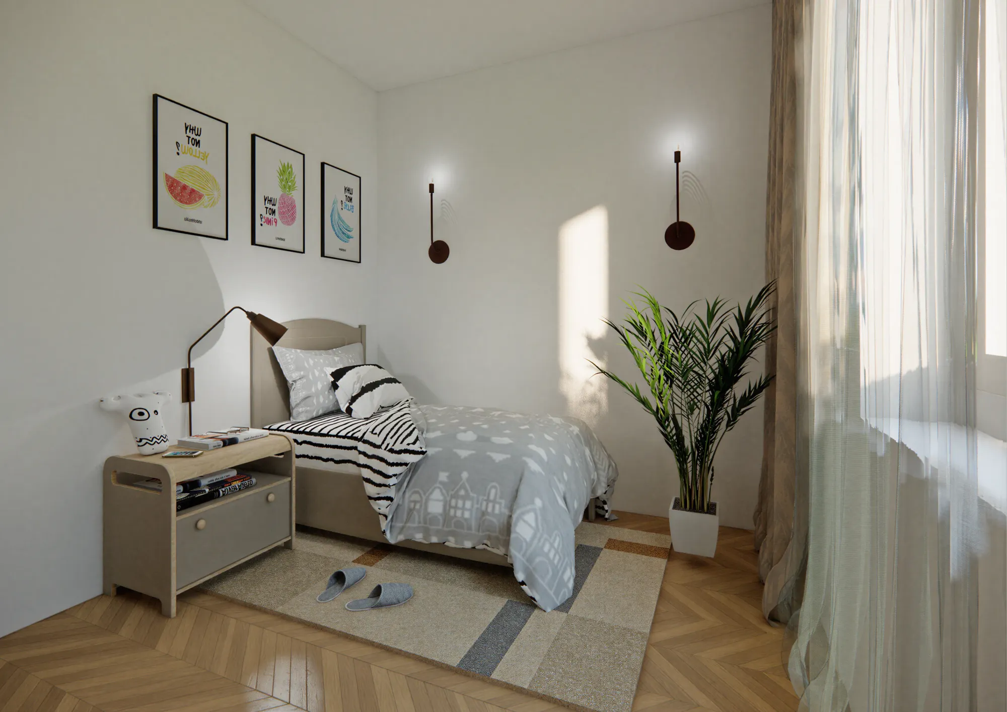 3D-Visualisierung des Innenraums