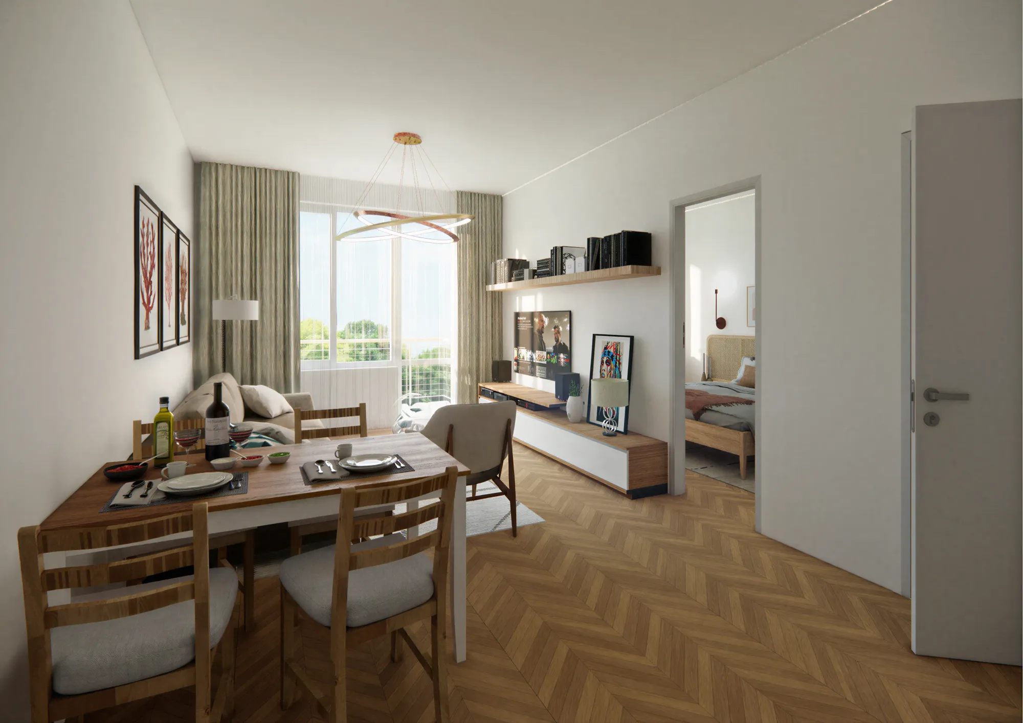 3D-Visualisierung des Innenraums