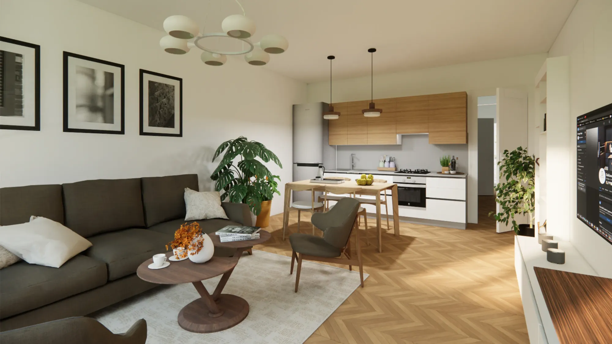 3D-Visualisierung des Innenraums
